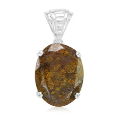 Ciondolo in argento con Quarzo Dinosauro