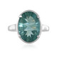 Anello in argento con Fluorite Verde