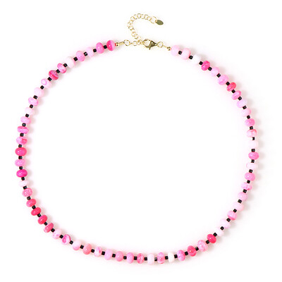 Collana in argento con Opale Rosa