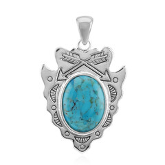 Ciondolo in argento con Turchese Kingman Mohave Blu (Art of Nature)