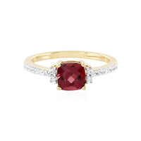 Anello in argento con Granato Malawi