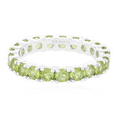 Anello in argento con Peridoto