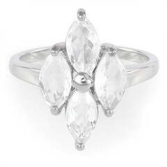 Anello in argento con Berillo Himalayano