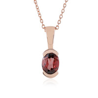 Collana in argento con Zircone Rosa