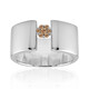 Anello in argento con Diamante Rose de France SI1 di Argyle (Annette)