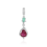 Ciondolo in argento con Rubino Bemainty