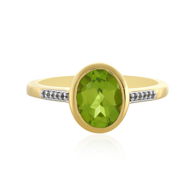 Anello in argento con Peridoto