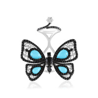 Anello in argento con Turchese Sleeping Beauty (Dallas Prince Designs)