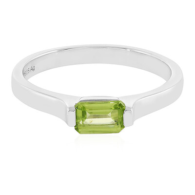 Anello in argento con Peridoto