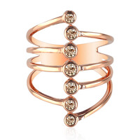 Anello in oro con Diamante Rose de France SI1 di Argyle