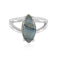Anello in argento con Labradorite