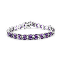 Bracciale in argento con Ametista Zambiana
