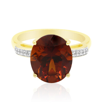 Anello in oro con Citrino Madeira (Tenner Diniz)