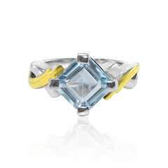 Anello in argento con Topazio Blu Cielo