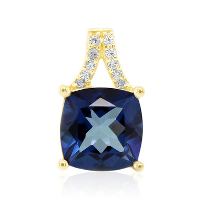 Ciondolo in argento con Topazio Blu Royal