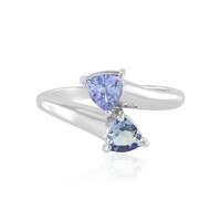 Anello in argento con Tanzanite (non riscaldata)