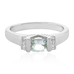 Anello in argento con Acquamarina