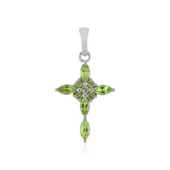 Ciondolo in argento con Peridoto Arizona