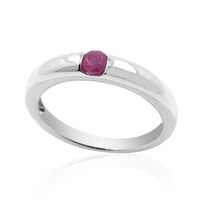 Anello in argento con Rubino