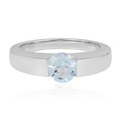 Anello in argento con Topazio Blu Cielo