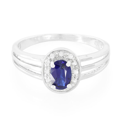 Anello in argento con Cianite