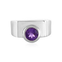 Anello in argento con Ametista Siberiana