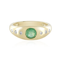 Anello in oro con Smeraldo Colombiano