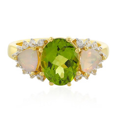 Anello in argento con Peridoto