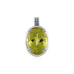 Ciondolo in argento con Quarzo Limone