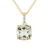 Collana in argento con Ametista Verde