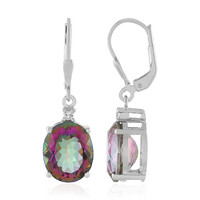 Orecchini in argento con Quarzo Mistico