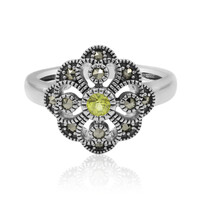 Anello in argento con Zaffiro Giallo
