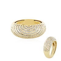 Anello in oro con Diamante SI2 (H) (de Melo)