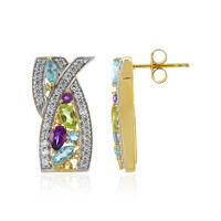 Orecchini in argento con Peridoto