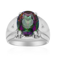 Anello in argento con Quarzo Mistico