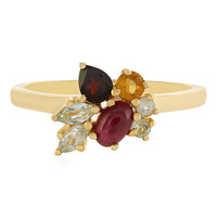 Anello in argento con Rubino
