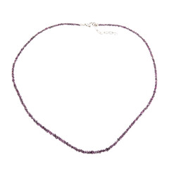Collana in argento con Diamante Porpora (CUSTODANA)
