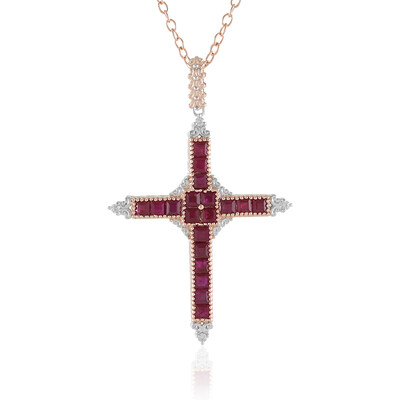 Ciondolo in argento con Rubino della Birmania (Gems en Vogue)