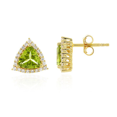 Orecchini in argento con Peridoto