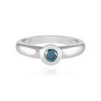 Anello in oro con Diamante Blu I2 (KM by Juwelo)