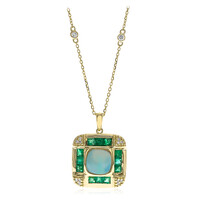 Collana in oro con Opale di Welo AAA (CIRARI)