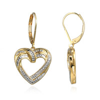 Orecchini in ottone con Diamante I3 (I) (Juwelo Style)