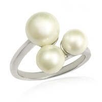 Anello in argento con Perla di Acqua Dolce