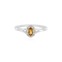 Anello in argento con Citrino
