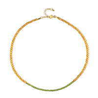 Collana in argento con Peridoto