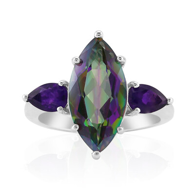 Anello in argento con Quarzo Mistico