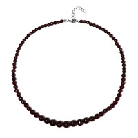 Collana in argento con Granato d’India