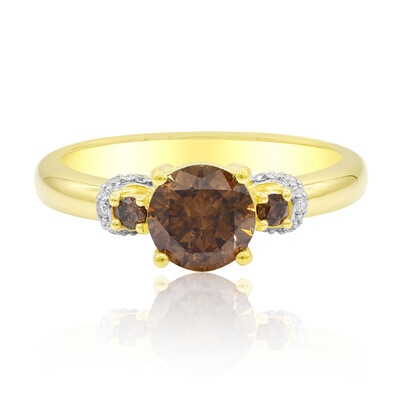 Anello in oro con Diamante Cognac d'Argyle SI1 (Mark Tremonti)