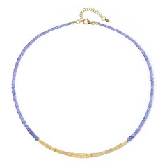Collana in argento con Tanzanite