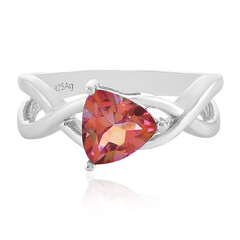 Anello in argento con Topazio Fiore di Loto